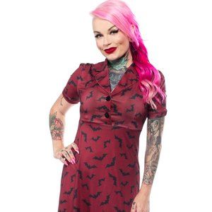 SOURPUSS LUNA BATS ROSIE DRESS